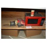 MICROWAVE AND CORNHOLE BAGS