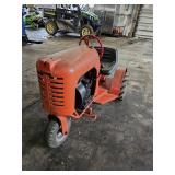 Bantam garden tractor, 3 wheeled single front