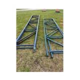 One section 16ï¿½ tall pallet racking 2 uprights