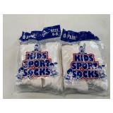 12 pair of American made kids socks