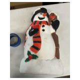 Blow mold snow man approx 1ft