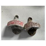 (2) Coca-Cola bottle openers