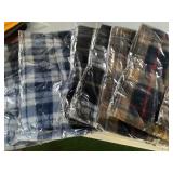 (12) nos stock men scarfs
