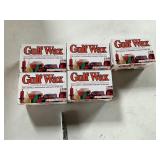(5) boxes of Gulf Paraffin wax