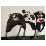 (3) winter animal hats