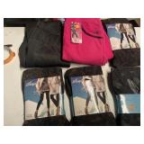 (6) nos fleece lined leggings m/l