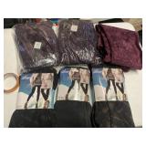 (6) nos fleece lined leggings sz m/l