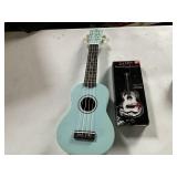 Ukulele and Elvis musical ornament