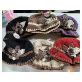 (6) nos ladies fashion hats