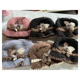 (6) nos ladies fashion hats