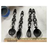 Cast iron decor utensils