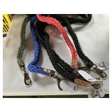 (6) braided dog leashes