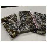 3 pairs of camouflage stretch pants size S/M