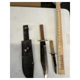 Cobra hunter II set of knives w/ holder