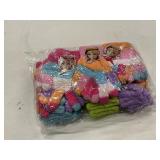 12 pairs of kids fuzzy gloves assorted colors