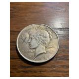 1992 Peace silver dollar