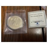 2011 life of Abraham Lincoln coin