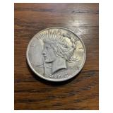 1923 Peace silver dollar