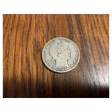 1907 O barber half dollar