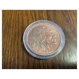 Buffalo nickel copper round .999