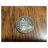 1855 seated liberty half dollar