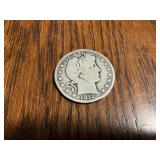 191D barber half dollar