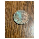 Buffalo nickel copper .999 round