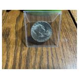 1962 silver Benjamin half dollar
