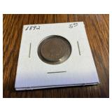 1892 Indian head penny