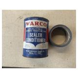 Warco transmission fluid cardboard can