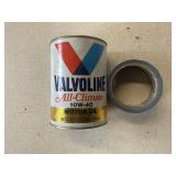Valvoline motor oil unopened