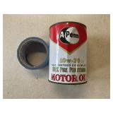 A Penn motor oil can