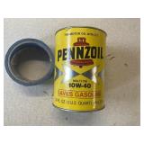 Pennzoil motor oil unopened can