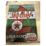 Texaco Gasoline Sky Chief sign