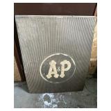 Vintage A&P floor mat.