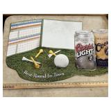 Best round in town Coors Light beer sign