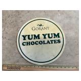 Gorant Yum Yum Chocolate sign
