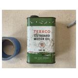 Texaco Motor oil can