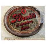 Strohï¿½s is spoken here mirror sign