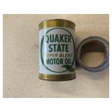 Quaker State motor oil can