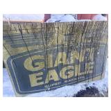 Vintage Giant Eagle sign