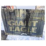 Vintage Giant Eagle sign