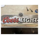 Coors Light beer sign