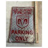Dodge truck parking only