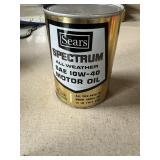 Sears spectrum all weather sad 10w-40 motor oil