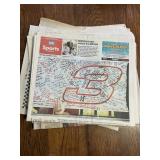 News paper of Dale Earnhardt sr.and jr. and