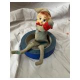 Vintage elf on the shelf