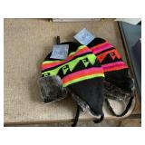 2 Ski hats, new unused still with tags, faux fur
