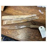 intage Knife with wooden handle