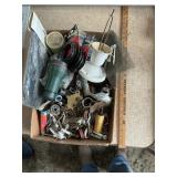 Box of Misc electrical and other